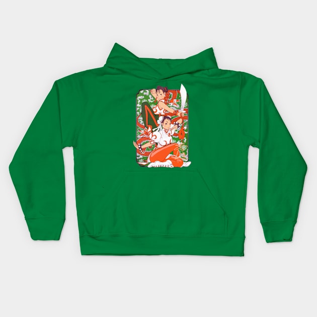 Spring Beauty Kids Hoodie by winsarcade